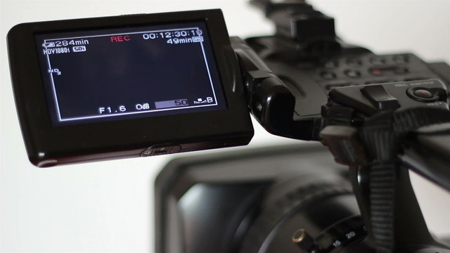 Tape Camera Recording Display