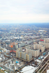 View from Ostankino television tower