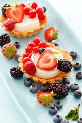 berries tart