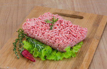 Raw minced meat