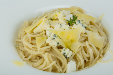 Four cheese spaghetti