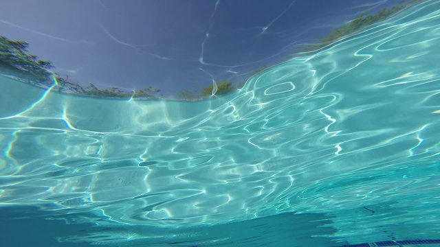 Underwater Swimming Pool Abstract