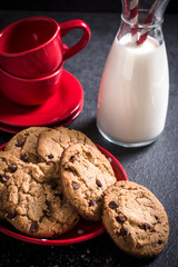 Sweet chocolate cookies