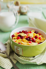 bowl of cornflakes