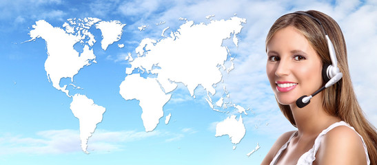 call center operator international contact
