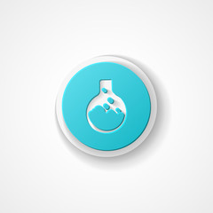 Laboratory glass web icon