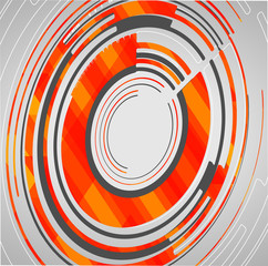 Abstract technology circles background