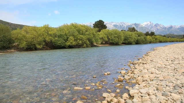 View of Rio Manso, North Patagonia