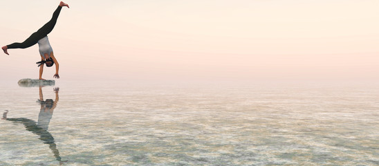 exercise and sunset © juanjo