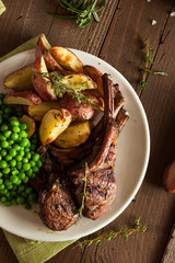 Organic Grilled Lamb Chops