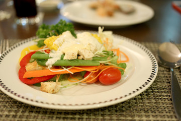 Fototapeta na wymiar Vegetable Salad.
