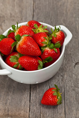 Strawberries. Selective focus.