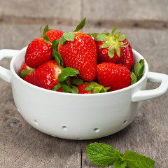 Strawberries. Selective focus.