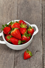 Strawberries. Selective focus.