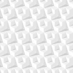 abstract grey cube pattern