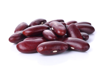Kidney bean isolated on the white background