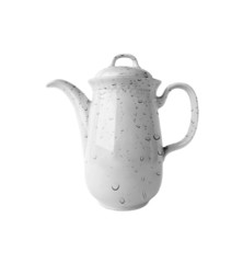 Water drops on white porcelain Coffee Pot