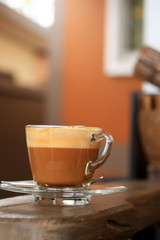 Cappuccino hot coffee