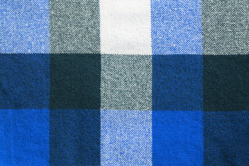 Fototapeta premium Blue plaid