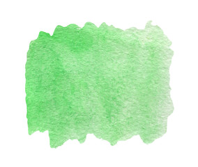 Green watercolor abstract background