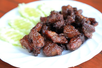 Grilled beef