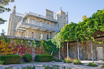Fototapeta premium Building of the southern terraces of the Vorontsov Palace