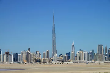 Zelfklevend Fotobehang Skyline van Dubai © Travel Nerd