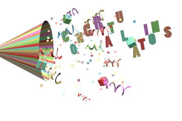 Gefeliciteerd feest toeter