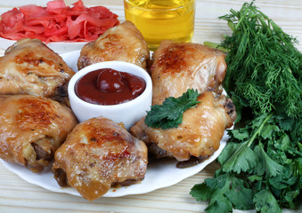 fried chicken legs