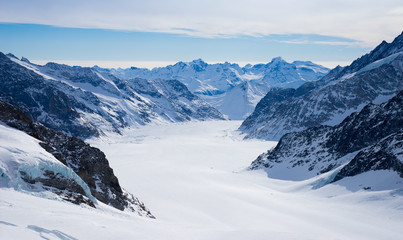 Swiss mountain, Jungfrau, Switzerland, ski resort