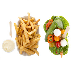 Salatzutaten, Tomaten, Paprika, Snackgurke