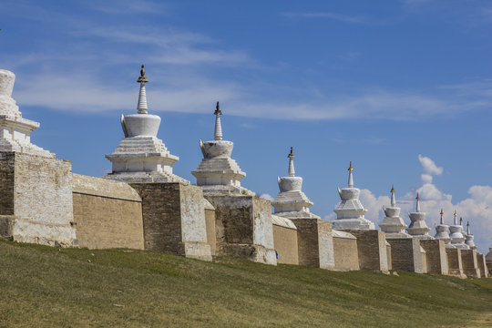Erdene Zuu Monastery surrounding wall
