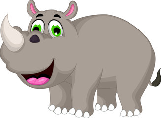 Cartoon rhino for you design
