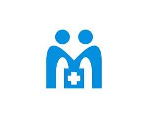 M health people logo icon template 1