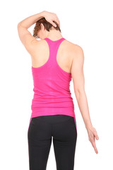 Fototapeta premium Dehnung der Hals-und Nackenmuskulatur 2