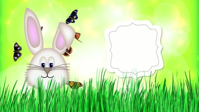 Frohe Ostern Osterhase Video Animation