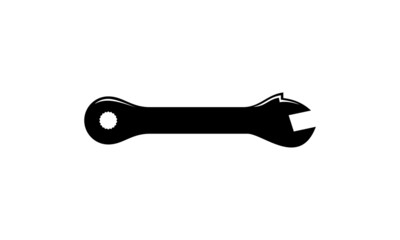 wrench logo icon symbol template
