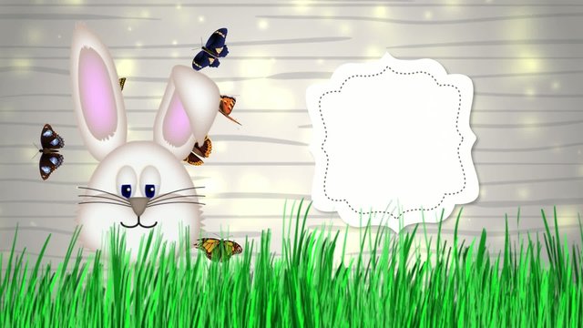 Frohe Ostern Osterhase Video Animation