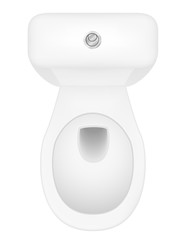 toilet bowl vector illustration