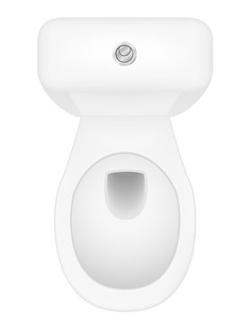 Toilet Bowl Vector Illustration