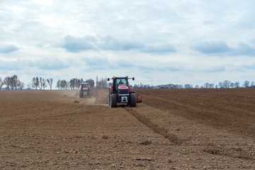 Naklejka premium Tractor