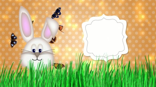 Frohe Ostern Osterhase Video Animation