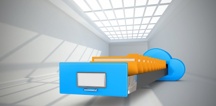 Composite image of cloud computing drawer
