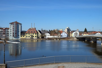 Die Naab in Burglengenfeld