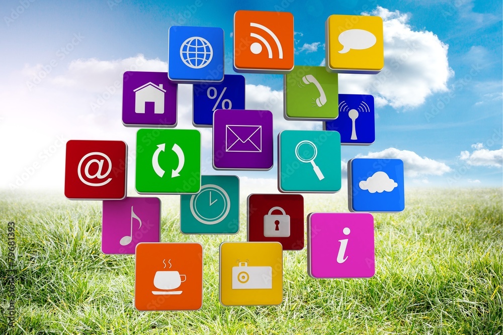 Poster composite image of apps