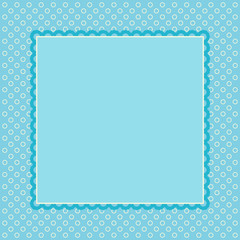 Vector template frame design for greeting card