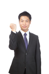 ガッツポーズ／ビジネスマン