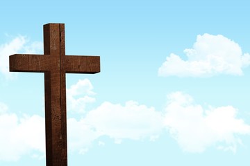 Cross against sky