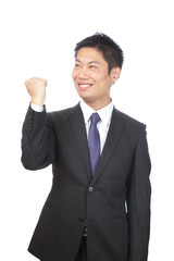 ガッツポーズ／ビジネスマン