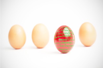 Composite image of happy easter in different languages